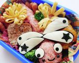 トンボのキャラ弁作り方4写真