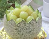 独り占めメロンケーキ ♕ Delux作り方50写真