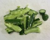 味ぽん一発！簡単！ピリ辛豚きゅう作り方1写真