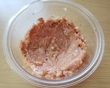 レンジde簡単！甘辛鶏そぼろ丼作り方1写真