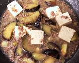 茄子と豆腐の♪旨味たっぷり塩マーボー丼作り方5写真