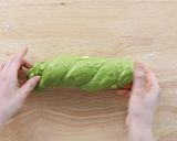 抹茶ホワイトチョコ食パン作り方11写真