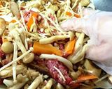 韓国料理ーきのこたっぷりのプルコギ作り方4写真