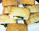 簡単大葉香る厚揚げチーズはさみ焼き作り方5写真