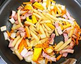 フライドポテトでリメイクオムレツ作り方4写真