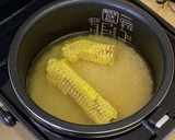 とうもろこしと山椒の実の炊き込みご飯作り方3写真