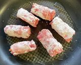 肉巻き野菜 ケチャップ味作り方6写真