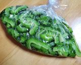 白だしで簡単！ゴーヤの浅漬け作り方5写真