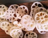 レンコン豚ひき肉炒め作り方1写真