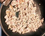 レンコン豚ひき肉炒め作り方2写真