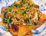 カリッと厚揚げのアツアツ豆苗餡かけ作り方5写真
