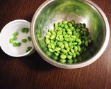 絶品☆枝豆のクリームチーズパスタ作り方1写真