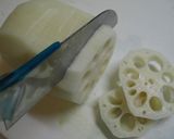 蓮根のはさみ甘辛醤油焼き作り方1写真