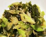 旨い❣❣生ワカメと長ネギのごま油炒め♡作り方6写真