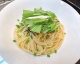 超簡単！しらすと水菜の和風パスタ！！作り方6写真