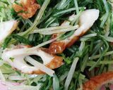 水菜と竹輪の青じそドレッシング和え〜作り方2写真
