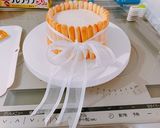 ☆1歳桃の花バースデーケーキ☆作り方7写真