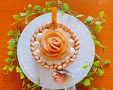 ☆1歳桃の花バースデーケーキ☆作り方8写真