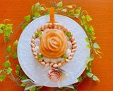 ☆1歳桃の花バースデーケーキ☆作り方9写真