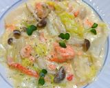 簡単！一人分の白菜のクリーム煮♡作り方7写真