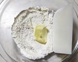 ケーキ台（ボトム）　チーズケーキの底作り方2写真