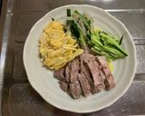 蒸し豚とこんにゃく麺の冷やし中華風作り方6写真