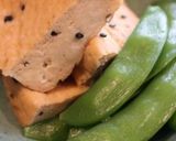 スナップえんどうとがんもの煮物作り方3写真
