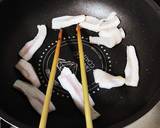 豚トロのねるねるねるね(醤油入り)焼き作り方2写真