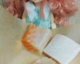 リカちゃん♡鮭ハラス*ネギにんにくごま油作り方2写真