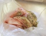 食卓を華やかにグリルチキンと果物のサラダ作り方3写真