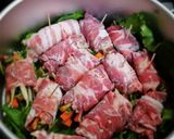 野菜と茸の豚バラ巻き❨(@≧↺≦@)❩ノ作り方3写真