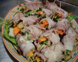 野菜と茸の豚バラ巻き❨(@≧↺≦@)❩ノ作り方4写真
