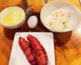 安納芋と生おから♡身体に優しいケーキ作り方1写真