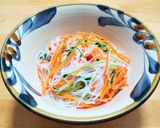 豆苗に人参と春雨のピリ辛マヨネーズ和え作り方4写真