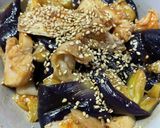 ナスとサラダチキンの韓国風和え物作り方3写真