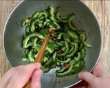 ゴーヤの梅おかか昆布作り方5写真