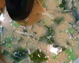 簡単！美味！かいわれとわかめのごま味噌汁作り方2写真