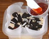 レンジで♪アヲハタジャムのチーズケーキ作り方5写真