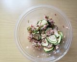 ズッキーニとツナのチーズおかか和え作り方2写真