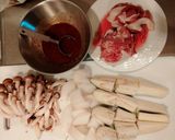 【鍋1つ】豚肉と野菜の辛みそ炒め作り方1写真