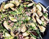 なすと豆苗のウマ味噌炒め作り方6写真