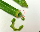 #絶品！オクラの塩揉み作り方3写真