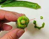 #絶品！オクラの塩揉み作り方4写真