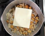 ヘルシー満足！茗荷とキノコかおる豆腐煮作り方4写真