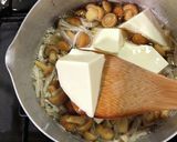ヘルシー満足！茗荷とキノコかおる豆腐煮作り方5写真