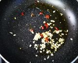 豆苗と人参のペペロンチーノ作り方1写真