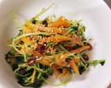豆苗と人参のペペロンチーノ作り方5写真