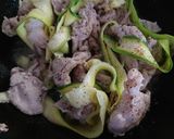 豚肉とズッキーニの簡単炒め作り方4写真
