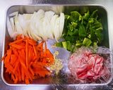 甘辛焼うどん作り方1写真