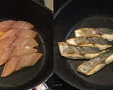 鰆とほうれん草とえのきの山椒バター醤油作り方2写真